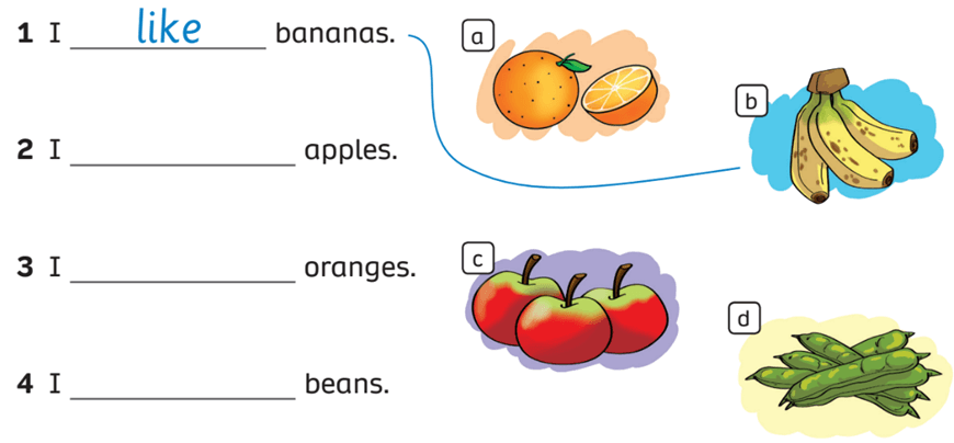 Sách bài tập Tiếng Anh lớp 3 English Discovery Unit 7 Lesson 1: Vocabulary and Grammar 1 (trang 70)