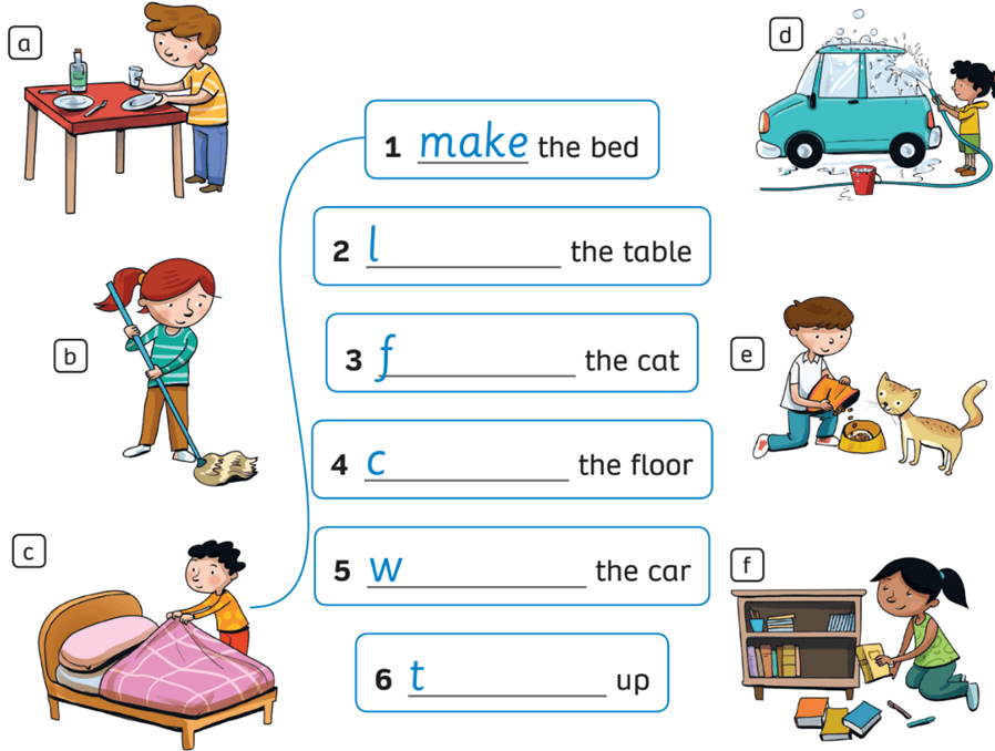 Sách bài tập Tiếng Anh lớp 3 English Discovery Unit 9 Lesson 5: Vocabulary and Grammar 3 (trang 96)