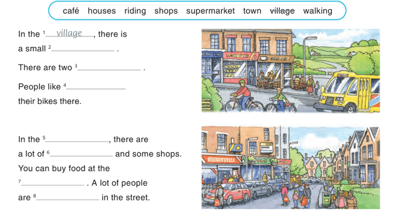 Sách bài tập Tiếng Anh lớp 3 Guess What! Where do people live?