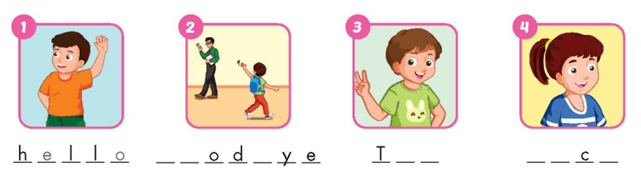 Sách bài tập Tiếng Anh lớp 3 Getting Started Lesson 3 trang 5 | Giải SBT Tiếng Anh lớp 3 Smart Start