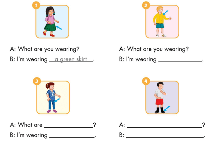 Sách bài tập Tiếng Anh lớp 3 Unit 6 Lesson 2 trang 60, 61