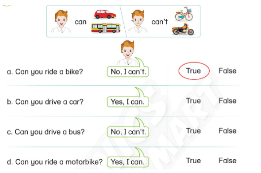 Sách bài tập Tiếng Anh lớp 3 Phonics Smart Unit 13: I go to school by bus