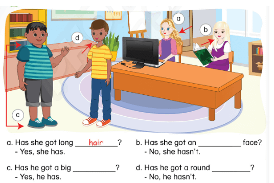 Sách bài tập Tiếng Anh lớp 3 Phonics Smart Unit 3: He has got blue eyes