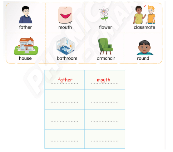 Sách bài tập Tiếng Anh lớp 3 Phonics Smart Unit 5: There are five rooms in my house