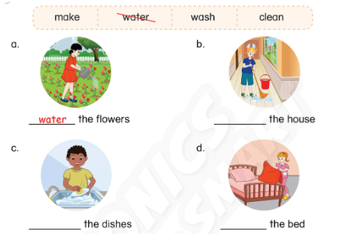 Sách bài tập Tiếng Anh lớp 3 Phonics Smart Unit 5: There are five rooms in my house