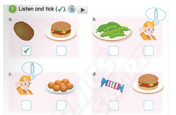 Sách bài tập Tiếng Anh lớp 3 Phonics Smart Unit 7: I have fish for dinner