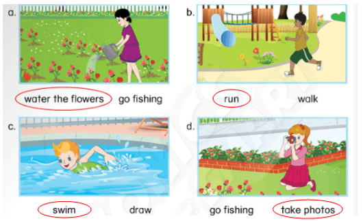 Sách bài tập Tiếng Anh lớp 3 Phonics Smart Unit 8: I like swimming