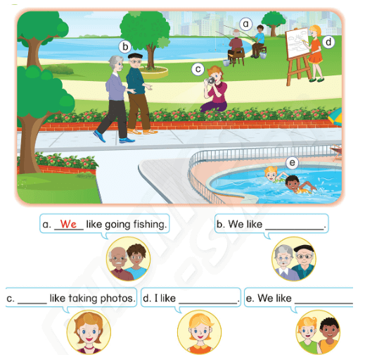 Sách bài tập Tiếng Anh lớp 3 Phonics Smart Unit 8: I like swimming