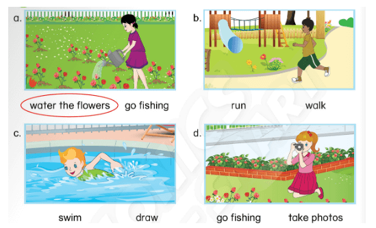 Sách bài tập Tiếng Anh lớp 3 Phonics Smart Unit 8: I like swimming