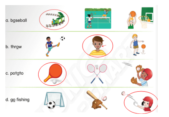 Sách bài tập Tiếng Anh lớp 3 Phonics Smart Unit 9: My favorite sport is football