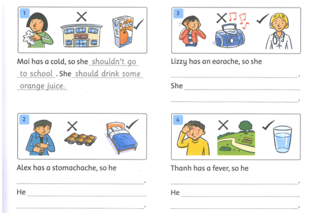 Sách bài tập Tiếng Anh lớp 5 Family and Friends Unit 10 Lesson two trang 69