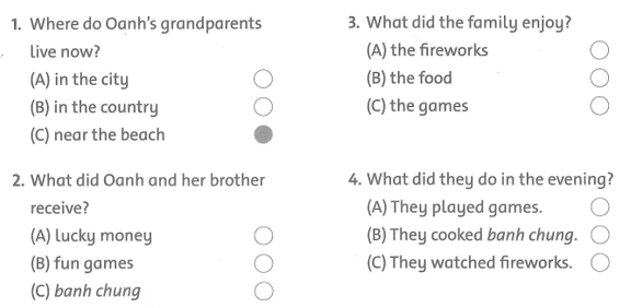 Sách bài tập Tiếng Anh lớp 5 Family and Friends Unit 6 Lesson five trang 44