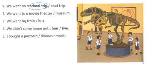 Sách bài tập Tiếng Anh lớp 5 Family and Friends Unit 7 Lesson three trang 50