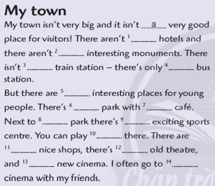 Sách bài tập Tiếng Anh lớp 6 Unit 1: Towns and cities | SBT Tiếng Anh 6 Chân trời sáng tạo