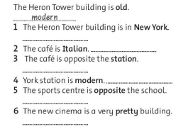 Giải sách bài tập Tiếng Anh 6 trang 14 Unit 1: Towns and cities Vocabulary and Listening