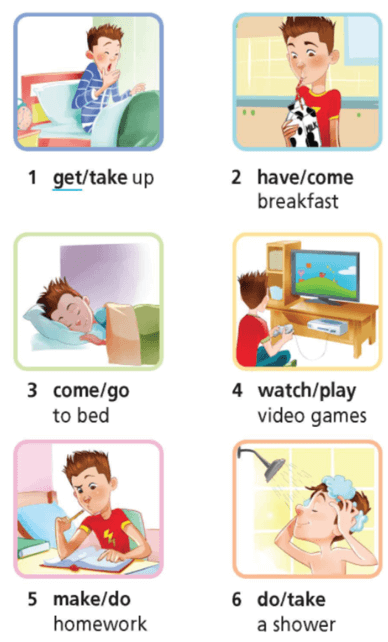 SBT Tiếng Anh 6 Right on Unit 2a Every day (trang 22)