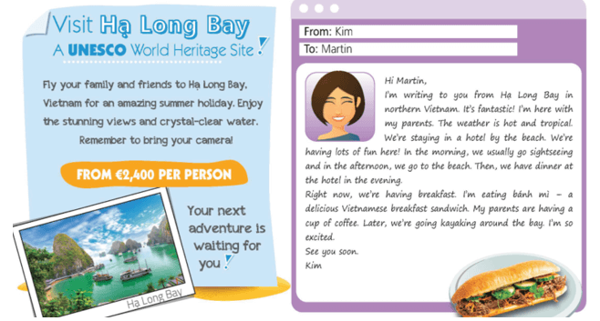 SBT Tiếng Anh 6 Right on Unit 4f Reading (trang 43)