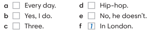 SBT Tiếng Anh 7 English Discovery Unit 1.8 Self-check (trang 14)