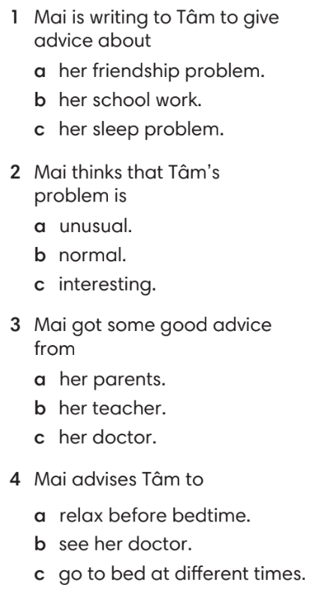 SBT Tiếng Anh 7 English Discovery Unit 4.3 Reading and Vocabulary (trang 36)