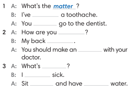 SBT Tiếng Anh 7 English Discovery Unit 4.8 Self-check (trang 41)