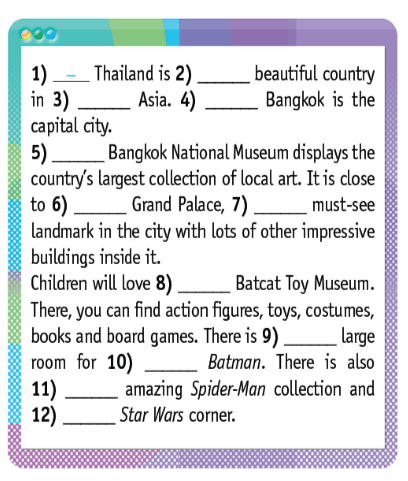 SBT Tiếng Anh 7 Right on Unit 3e Grammar (trang 30)