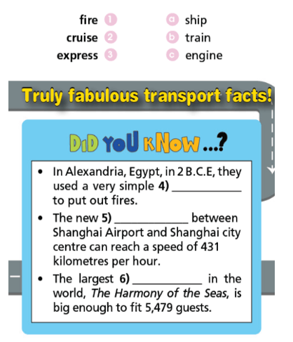 SBT Tiếng Anh 7 Right on Unit 5c Vocabulary (trang 44)