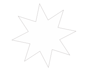 Làm thế nào để vẽ một ngôi sao 8 cánh nhọn