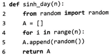 Hàm random() từ thư viện random có chức năng sinh một số thực ngẫu nhiên x