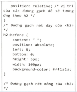 Em hãy tổ chức lại mã lệnh CSS thành các vùng chọn cho tệp bao-cao- khoa-hoc.html