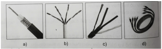 Những hình ảnh nào sau đây là cáp truyền dữ liệu dùng trong mạng máy tính