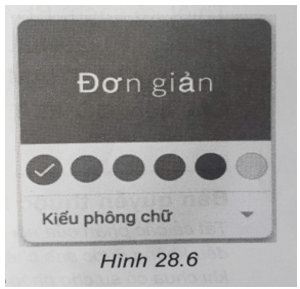 Màu nền trong mỗi mẫu giao diện là được ấn định duy nhất hay có thể thay đổi được