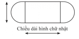 Bài toán: Tính diện tích của một sân vận động có dạng một hình chữ nhật