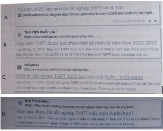 Với câu hỏi: Có bao nhiêu môn học ở trường THPT? Môn nào bắt buộc và môn nào tự chọn 