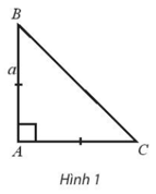 Cho tam giác vuông cân ABC có AB = AC = a