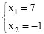 Xét dấu các tam thức bậc hai sau: a) f(x) = –x^2 + 6x + 7