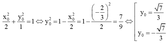 Cho điểm M(x0; y0) thuộc elip (E) có phương trình trang 29 SBT Toán lớp 10 Tập 2
