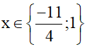 Tìm x để ba số 10 – 3x, 2x^2 + 3, 7 – 4x theo thứ tự lập thành một cấp số cộng. 