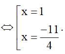  Tìm x để ba số 10 – 3x, 2x^2 + 3, 7 – 4x theo thứ tự lập thành một cấp số cộng. 