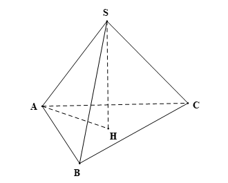 Cho hình chóp S.ABC có góc ASB = góc ASC = 90độ  Gọi H là trực tâm tam giác ABC