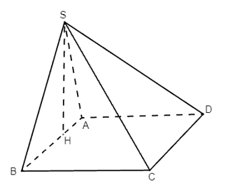 Cho hình chóp S.ABCD có ABCD là hình vuông, tam giác SAB vuông tại S