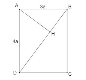 Cho hình chữ nhật ABCD có AB = 3a, AD = 4a