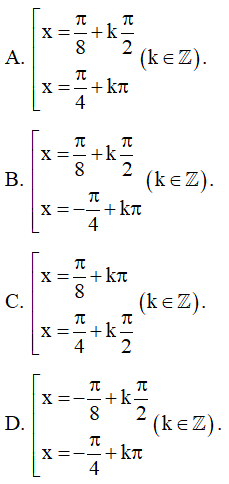  Phương trình sin 3x = cos x có các nghiệm là