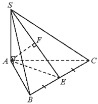 Cho hình chóp S ABC có đáy ABC là tam giác đều canh a cạnh bên SA vuông góc với đáy