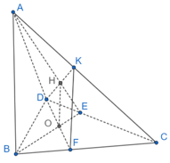Cho tứ diện ABCD có hai mặt phẳng ABC và ABD cùng vuông góc với DBC Vẽ các đường cao BE DF