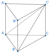 Cho hình lăng trụ đứng ABC A'B'C' có đáy ABC là tam giác vuông tại B Biết AB = a