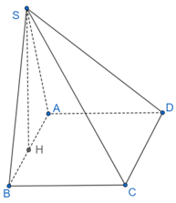 Cho hình chóp S ABCD có đáy là hình chữ nhật với AB = 2a AD = a Tam giác SAB