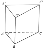 Cho lăng trụ đứng ABC A'B'C' có đáy tam giác ABC vuông tại B AB = 2a BC = a