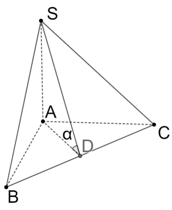 Cho hình chóp S ABC có đáy ABC là tam giác vuông cân tại A và AB =  a căn bậc hai 2