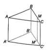 Cho hình lăng trụ tam giác ABC.A'B'C'. Gọi M là điểm thuộc cạnh BC sao cho MB = 2MC