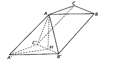 Cho hình lăng trụ tam giác ABC.A'B'C' có đáy ABC là tam giác đều